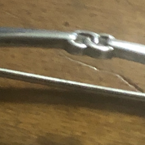 Men’s vintage Gucci stirrups tie bar pin sterling silver - Picture 4 of 10